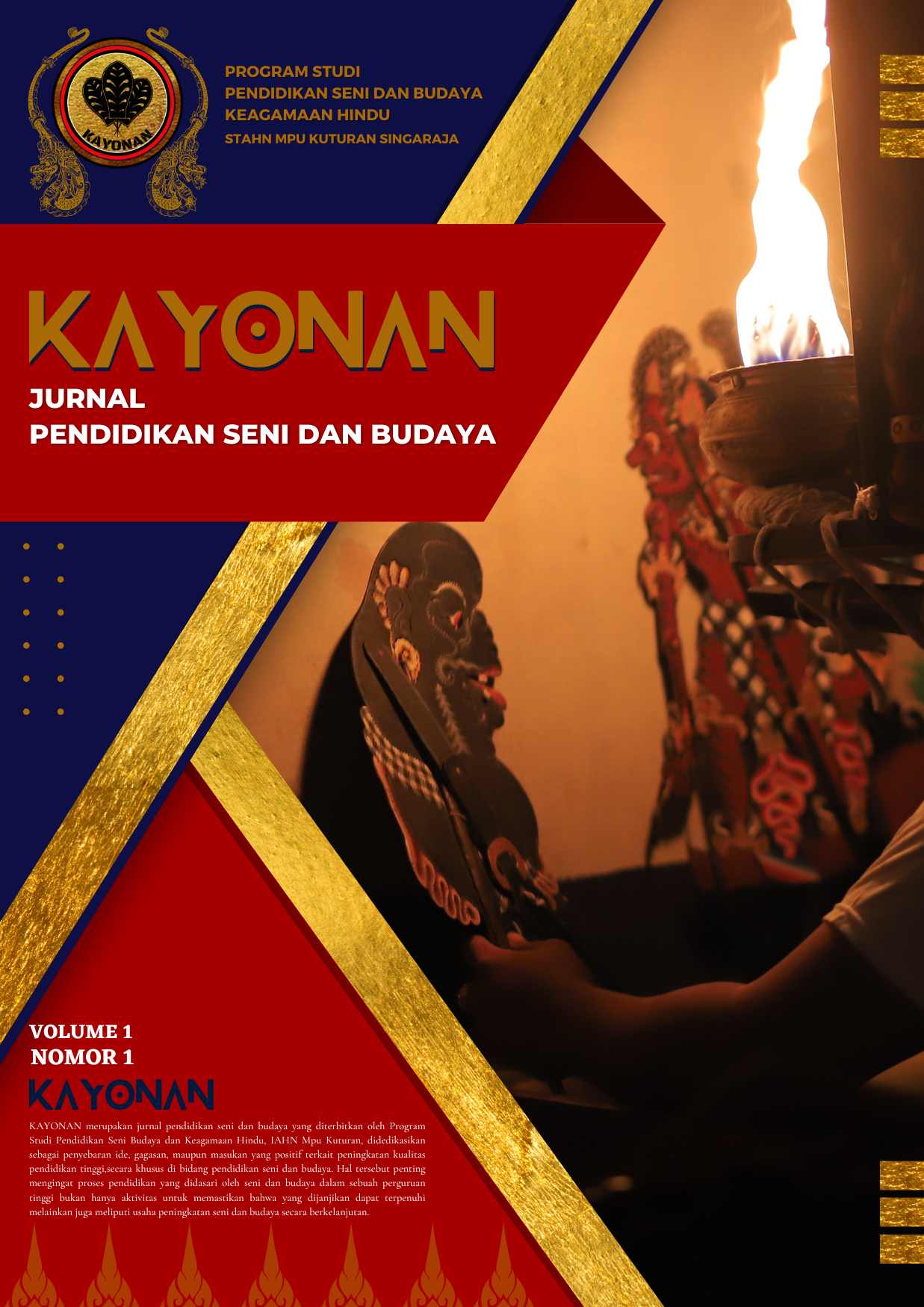 					View Vol. 1 No. 1 (2026): Kayonan: Jurnal Pendidikan Seni dan Budaya
				