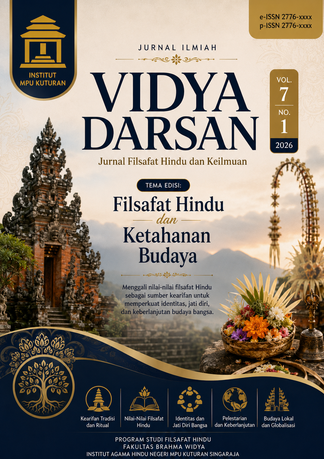 					View Vol. 7 No. 1 (2026): Filsafat Hindu dan Ketahanan Budaya
				