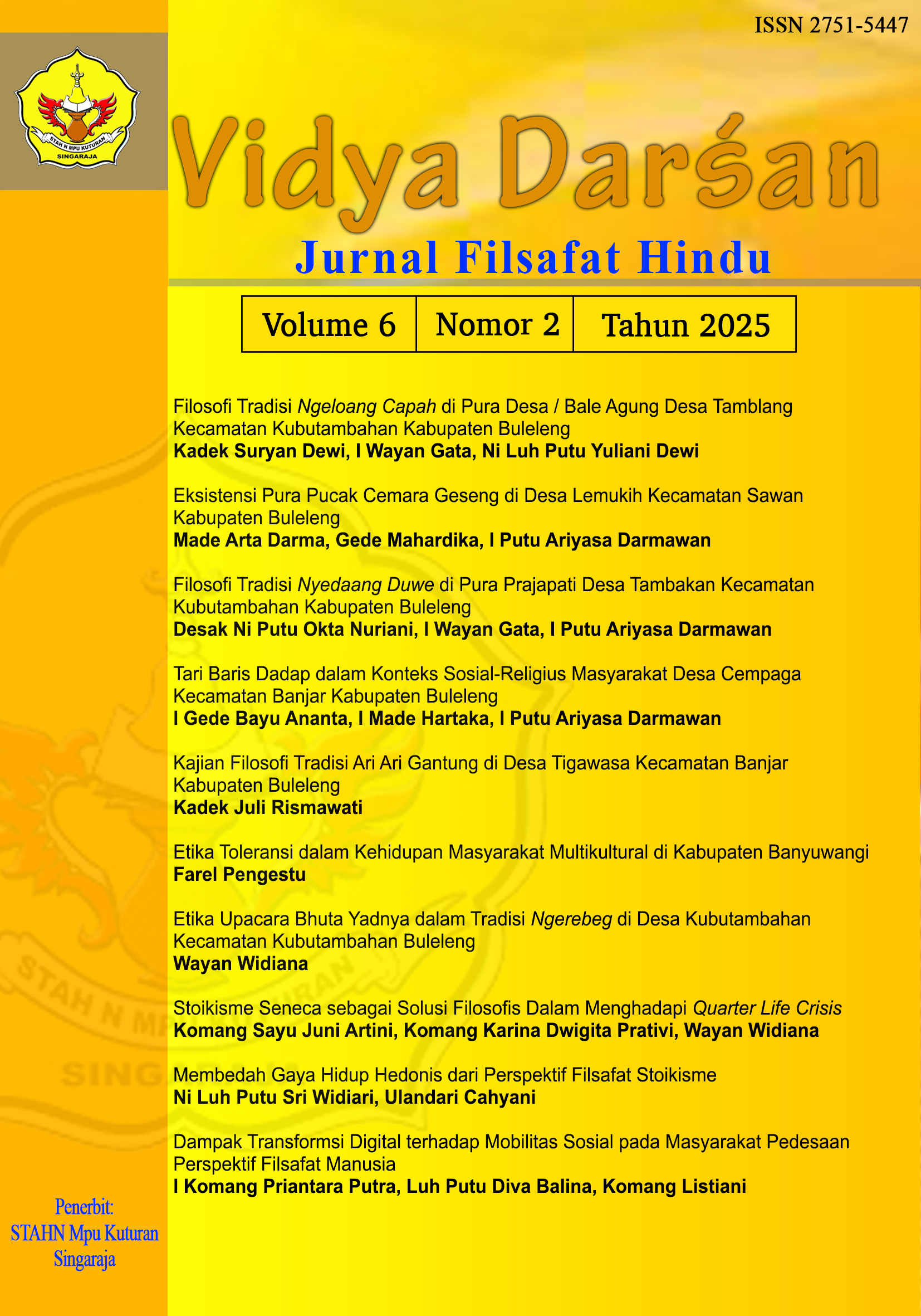 					View Vol. 6 No. 2 (2025)
				